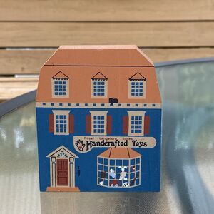 vintage 1989 The Cat’s Meow Series VII Handcrafted Toys village wooden replica